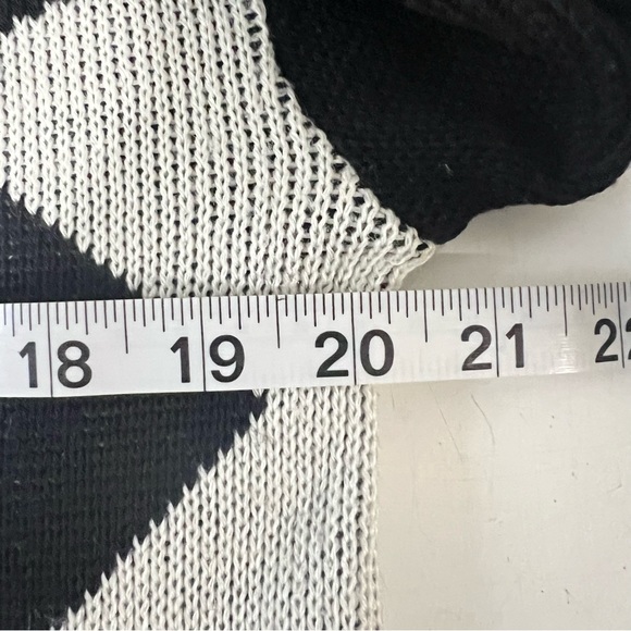 Carroll Elegance Wool Blend Crewneck Sweater Eclectic Monochrome Indie Sleeze L - Picture 10 of 14